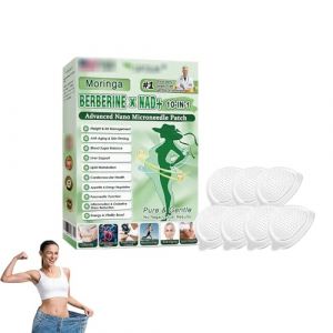Patch Moringa 10-En-1 &agrave; Nano-Aiguilles Avanc&eacute;Es, Patchs Moringa Et Berb&eacute;Rine pour Tous Types de Peau, Patch Professionnel &agrave; Micro-Aiguilles pour La Perte de Poids & Unisex (1&mdash;2.0, Luxarise) ((Livraison rapide en 10-14 jours) TIMIFUN, neuf)