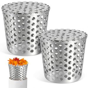 KOVSGQ Crapaudine De Goutti&egrave;re Grille Goutti&egrave;re Anti Feuilles Filtre De Descentes en Acier Inoxydable 2Stk 63-75mm Filtre Anti Blocage De Toit Maille Protections pour Maison Avant Toit Foss&eacute; &Eacute;gout (Travenix-US, neuf)