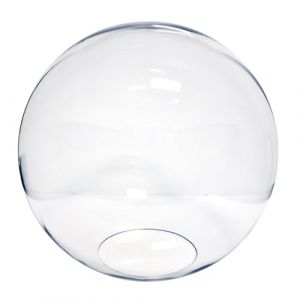 Extrumol Globe lumineux en polycarbonate incolore diamètre 40 cm avec entrée de 17 cm (EXTRUMOL, neuf)