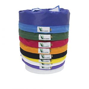 G-LEAF 600D 20 Litre 5 Gallon 8 Sacs Herbal Ice Bubble Hash Filter Bag Extractor Kit avec Sac de Transport et écran de Pressage 10 x 10 (25 microns) pour Extraire Les Essences Sac D'extraction (G-leaf, neuf)
