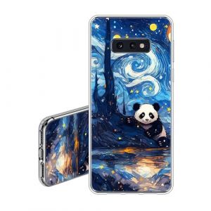 JEZSTHAI Coque Compatible avec Samsung Galaxy S10E Housse Silicone TPU Transparente Souple Antichoc,&Eacute;tui de Protection avec Motif Dessin Esth&eacute;tique,Panda (KARSTHAI, neuf)