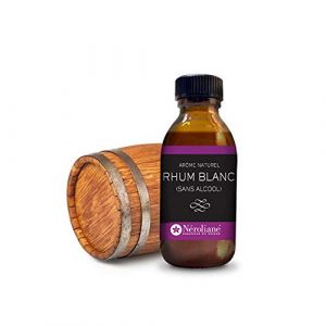 Ar&ocirc;me alimentaire naturel Rhum Blanc (sans alcool) 50ml (N&eacute;roliane, neuf)