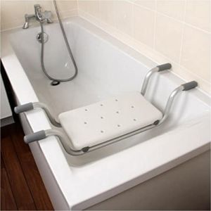 Tabouret de Douche, Tabouret de Bain Pivotant à 360°, Pieds Antidérapants, Sûr et Stable, pour Les Personnes Handicapées,Siège de Douche réglable en Hauteur (73-83 * 22 * 18cm) (Hechheu, neuf)