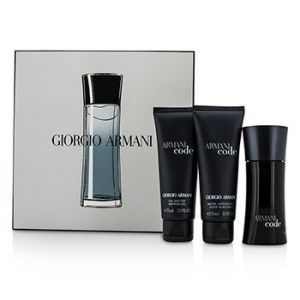 GIFT SET code pour homme : Eau de Toilette 50 ml + Shower Gel 75 ml + After Shave Balm 75 ml pour homme (GDM Profumi, neuf)