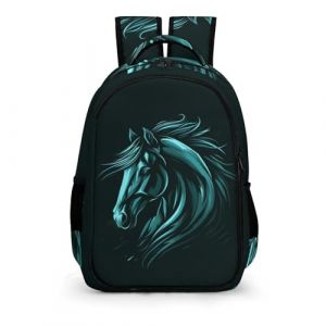 Sac À Dos Cheval CArtable Filles Sacs Animal Cheval D'école Scolaire Pour Ado Enfant Sac A Dos Pour Ordinateur Portable Loisir Sac De Voyage (Lly1976, neuf)