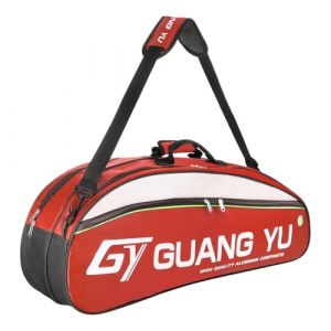 IBLUELOVER Sac de Raquette de Badminton Sac Raquettes de Tennis Sac à Bandoulière Raquettes Squash Transport 3-6 Raquettes Sac de Sport Volants Poche Contenir Chaussures Etanche Sac de Rangement (IBlueloveruk, neuf)