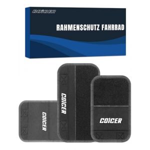 COICER Lot de 3 protections de cadre de vélo - Protection de transport pour porte-vélos Thule - En carbone (Bsycle, neuf)