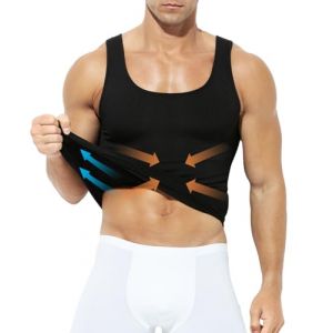 Casey Kevin Débardeur Gainant Homme Débardeur Sculptant Homme Debardeur Homme Musculation Compression sous-vêtements (Casey-Kevin, neuf)