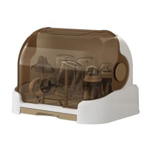 Égouttoir À Biberons Pour Bébé, Boîte De Rangement Pour Biberon, Égouttoir À Bouteilles Avec Bac D'égouttage Amovible, Protection Anti-Poussière Pour Egouttoir Biberon Bebe Et Couverts Pour Bébé (winklike, neuf)