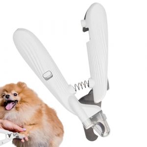Coupe-Griffe pour Chat - Outil De Coupe Des Griffes Avec Lame Sécurisée | Ponceuse À Griffes Avec Éclairage LED, Évite Les Coupes Excessives Pour Chien Chaton Lapin Soin Animal (zhangtangqu, neuf)