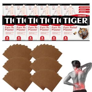 Patch Anti Douleur,Patch Chauffant,Patch Anti Douleur Genou,Patch Chauffant Dos,Pain Relief Patches,Patch Soulagement de Douleur au Genou,Pansement Anti-Douleur,pour Cou,Epaules,Dos (L-48pc) (Seaneene, neuf)