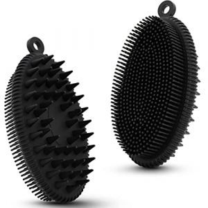Shower Scrubber Exfoliating Body Scrubber Silicone Body Brush Soft Loofah 2 in 1 Body Brush for Women Men Showering Easy shower scrubber (enshizhouminshanshipinyouxiangongsi, neuf)