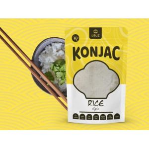 USUI Riz de Konjac 1 pi&egrave;ce &ndash; Nouilles Shirataki Konjac | Low Carb | Keto | sans gluten | faible en calories | p&acirc;tes de r&eacute;gime 270g (iPlody, neuf)