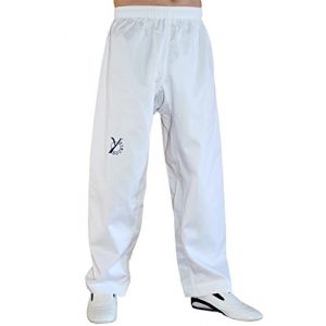 DOUBLE Y Pantalon Blanc Karate 200 cm (Pacific Arts Martiaux, neuf)