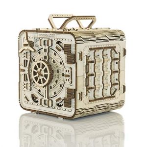 WOODEN.CITY Kit de Mod&egrave;le en Bois &agrave; Construire - Coffre-Fort M&eacute;canique, Puzzle 3D, Jouet DIY Coupe au Laser, pour Homme, Mari, Partenaire, Coll&egrave;gue - Maquette en Bois (WOODEN CITY FR, neuf)