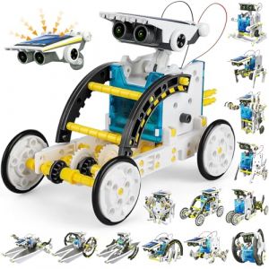 13 en 1 Robot Solaire, Robot Jouet Enfant Maquette Voiture Jeux de Construction Robotique Éducative Exterieur Experiences Scientifiques Cadeau Anniversaire pour Garçon Fille 10 11 12 13 14 Ans (BESD-BBBB LTD, neuf)