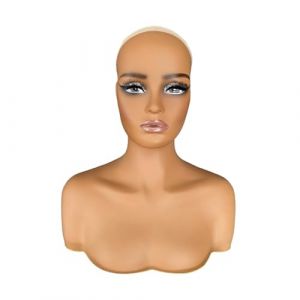 harayaa T&ecirc;te de mannequin femme, buste, mod&egrave;le de perruque, support avec &eacute;paule, boutique, salon polyvalent, stylistes, coiffure, chapeau, mannequin, (Harayaa, neuf)