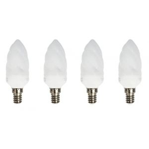 Lot de 4 ampoules &agrave; &eacute;conomie d'&eacute;nergie E14 4 x 9 W 4 x 470 lm Lumi&egrave;re du jour 6400 K (All die guten Dinge, neuf)