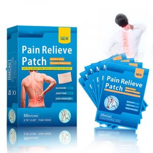 60 Pansement anti-douleur, patch anti-douleur soulagement de la douleur à effet durable,douleur au genou, Patch chauffant dos, nuque et épaules，chaleur profondeur bienfaisante 12 h (Lecheng co., LTD, neuf)