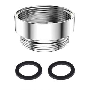 GAJUS 2 adaptateur de robinet pour filetage extérieur M22 vers filetage intérieur M24. Adaptateur fileté avec 4 anneaux en caoutchouc, idéal pour aérateurs et éviers (guangzhouyihua01, neuf)