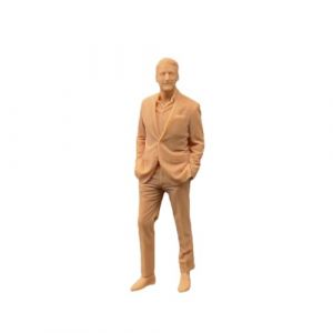 ZEDACAKAI Figurine Gentleman Man 1/43 - Figurines modernes - Mod&egrave;le miniature - GK doit &ecirc;tre color&eacute; par vous-m&ecirc;me - No5 (ZEDACA, neuf)