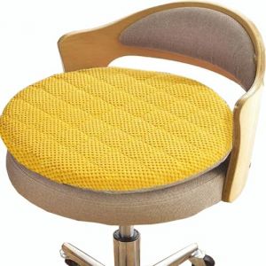 Coussin/Galette de Chaise Ronde 40cm/35cm/30cm/45cm Antid&eacute;rapants Coussin de Si&egrave;ge Rond Exterieur/Int&eacute;rieur Coussin D'assise Rond Jardin, Cuisine, Bureau, Salle &agrave; Manger(H10,Diameter 45cm) (POSTTER SHOP, neuf)