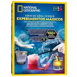 NATIONAL GEOGRAPHIC Science Magic Kit &ndash; Plus de 100 exp&eacute;riences scientifiques et tours de magie pour enfants, coffret de chimie et kit d&rsquo;activit&eacute;s STEM, jouet &eacute;ducatif et amusant pour enfants (National Geographic Science Toys, neuf)