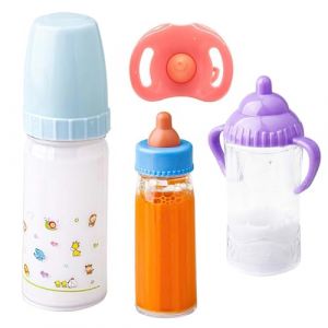 Ensemble d'alimentation pour Bébé Biberon Magique, Liquide Qui Disparaît, Ensemble Biberon Et Tétines pour Bébé, Accessoires De Soin pour Drôle, Jeu De Simulation pour Enfant (Amesor, neuf)