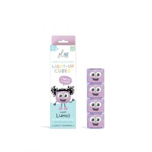 Glo Pals Cubes d'eau Lumineux Violet (Family Nation, neuf)