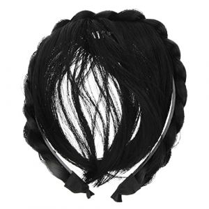 VICASKY Front Hair Bandeau de cheveux tress&eacute;, accessoire pour femme, confortable et polyvalent, adapt&eacute; &agrave; diff&eacute;rentes formes de visage, en mat&eacute;riau, individuel (Belicious Helper, neuf)