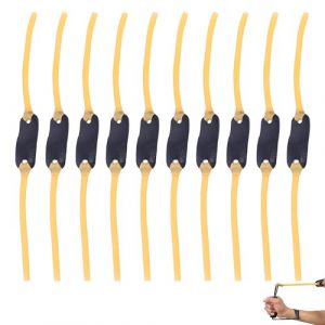 Menibeuty 10Pcs Fronde Lance Pierre Adulte Lance Pierre Adulte Puissant Chasse Accessoires, Fronde De Chasse Puissante Bandes Élastiques (liuaojuntxkjf, neuf)