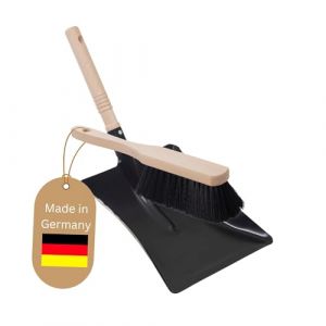 Novaliv Ensemble de pelles &agrave; poussi&egrave;re - Noir - Pour balayer le charbon - Convient pour le camping et la pelle &agrave; poussi&egrave;re (AMP GmbH, neuf)