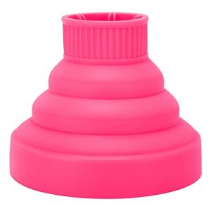 S&egrave;che-cheveux &agrave; cheveux pliants universels diffuseur portable de voyage portable pliant s&eacute;choir s&eacute;cheur pour coiffure boucl&eacute;e (Rose) (Haedaxua, neuf)