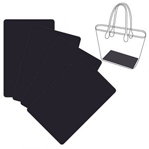 PH PandaHall Fond de Sac 4pcs Sac &agrave; Main Base Shaper Fond de Sac Rigide Fond de Sac &agrave; Crocheter Fond de Sac &agrave; Main en Acrylique pour Crochet Sacs &agrave; Dos Sac &agrave; Tricoter Bag Sac &agrave; Dos, Noir, 30x15cm (PandaHall FR, neuf)