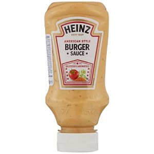 Heinz -American Burger Sauce avec sauce Worcester (moutarde et aneth) - D&eacute;licieux et aromatique - 230 grammes (FusionEat, neuf)