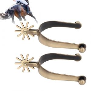 West Spur, Horse spurs spurs spurs pour bottes de cowboy West cowboy style Western spurs en alliage de zinc spurs bottes de cowboy spurs spurs Vintage spurs Walking Horse Rope spurs pour l'&eacute;quitation (Julianne-EU, neuf)