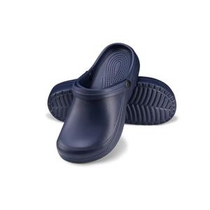 ESTRO Sabot de Jardin Femme - Sabot Jardin Femme Mules Plastique L&eacute;ger Gomme Chaussures Sabots Femmes Sabots de Jardin F07 (39 EU, Bleu Fonc&eacute;) (ESTRO&trade;, neuf)