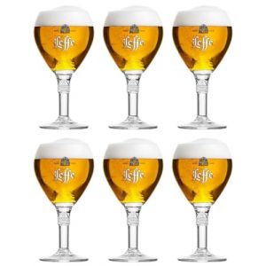 Leffe Verre de 25 cl Modèle 2016, Set 6 Glas (IDECALE, neuf)