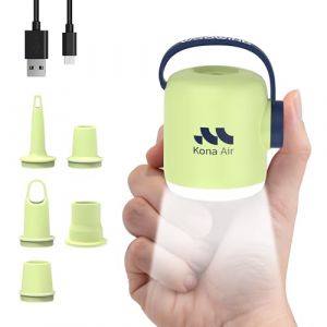 Woowind Pompe à air électrique, Pompe à Matelas pneumatique sans Fil pour flotteurs de Piscine, Anneaux de Natation, lit pneumatique, canapé pneumatique, alimentée par Batterie Rechargeable (Woowind FR, neuf)