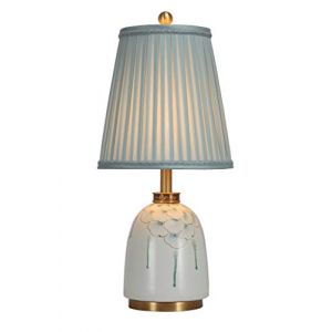 Fine Asianliving Lampe de Table en Porcelaine Chinoise Peinte à la Main L19xP19xH59cm Lampes de Chevet Chinoise en Céramique Oriental Asiatique Avec abat-jour E27 (Fine Asianliving, neuf)