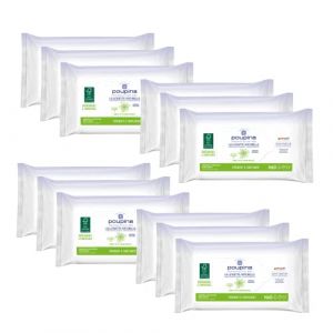 POUPINA - Méga Lot de 12x60 Lingettes bébé Naturelles - Sans Parfum, Hypoallergéniques - Hydratantes et Protectrices - Fibre 0 plastique et Naturelle - Vegan - 99,6% d'ingrédients d'Origine Naturelle (DMBEAUTY, neuf)