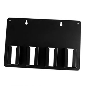 PACKOVE Coiffure De Peigne En Contreplaqué De Rangement Porte-tondeuse De Salon Support Mural Pour Tondeuse à Cheveux Porte-mur De Outils De Coiffeur Black (Spring TU, neuf)