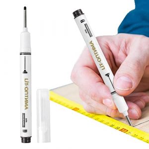 Maciun Marqueurs &agrave; trou profond | Stylos &agrave; pointe longue port&eacute;e &ndash; Crayon portable &agrave; trou profond pour le traitement du m&eacute;tal, le verre, la fabrication automobile (futbenat, neuf)