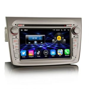 Erisin 7 Pouces 8-Core 4GB RAM 64GB ROM Android 14 Autoradio avec GPS Navi pour Alfa Romeo Mito Support Bluetooth CarPlay sans Fil WiFi Dab+ SWC RDS FM Android Auto DSP USB Écran Tactile Lecteur CD (Erisin Shop, neuf)