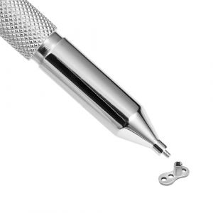 Outil de piercing de 3 mm, 4 mm, 5 mm, pince pour piercing de bijoux, boules, outil de support de boule en acier inoxydable, outil pour visser l'ancre dermique boule à épiler, outil de retrait de (Piercing Jewelry, neuf)