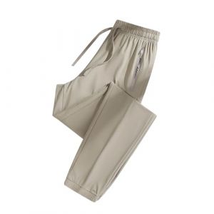 Pantalon de Jogging pour Homme Séchage Rapide​ Sport Pantalon de Survêtement Legers Pants Jogging Airness Large Homme avec Poches Zippée Sweatpants pour Voyage Golf Pas Cher (YINYUAN（✿Soldes Clearance 50 % d'économies ✿), neuf)