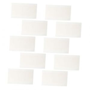 Ipetboom 10 Pièces Ruban Adhésif pour Extensions de Cheveux Ruban Invisible pour Perruques Dentelle Fournitures pour Cheveux Blanc (Cowan Micro, neuf)