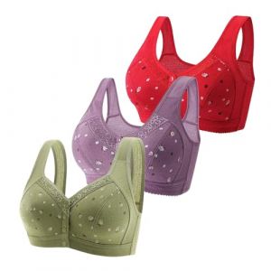 Soutien Gorge Ouvert Devant sans Armature Brassi&egrave;re Sport Ouverture Devant Soft BH Soutien-Gorge Femme Soutien Gorge Pas Cher Brassi&egrave;res Fitness Yoga Sleep Lingerie (sampleus, neuf)