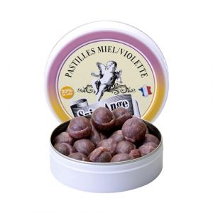 Pastilles Saint-Ange | Bonbons Traditionnels 100% Fran&ccedil;ais (Miel Violette) (La compagnie des confiseurs, neuf)