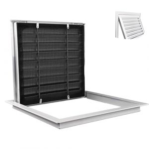 Trappe de Visite Trappe D'accès avec Volet D'aération, Panneau D'accès Plafond / Mur pour Système de Chauffage, Ventilation et Climatisation avec Grille Anti-poussière, Système de Ventilation(50x40cm( (telaikairui, neuf)